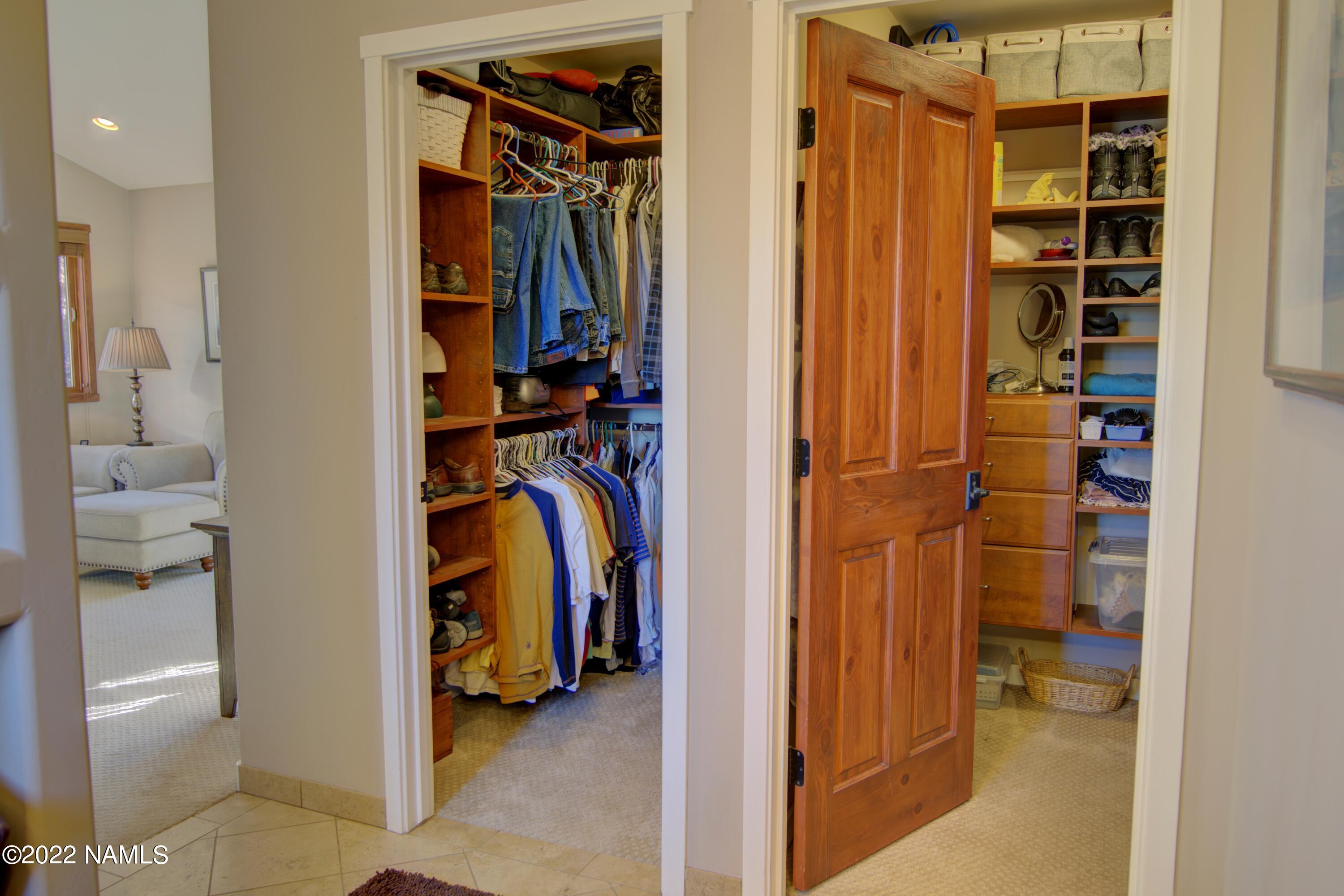 5400 Lindsey Road Flagstaff, AZ 86004 - Photo 17 of 34 Master His and Hers Closets