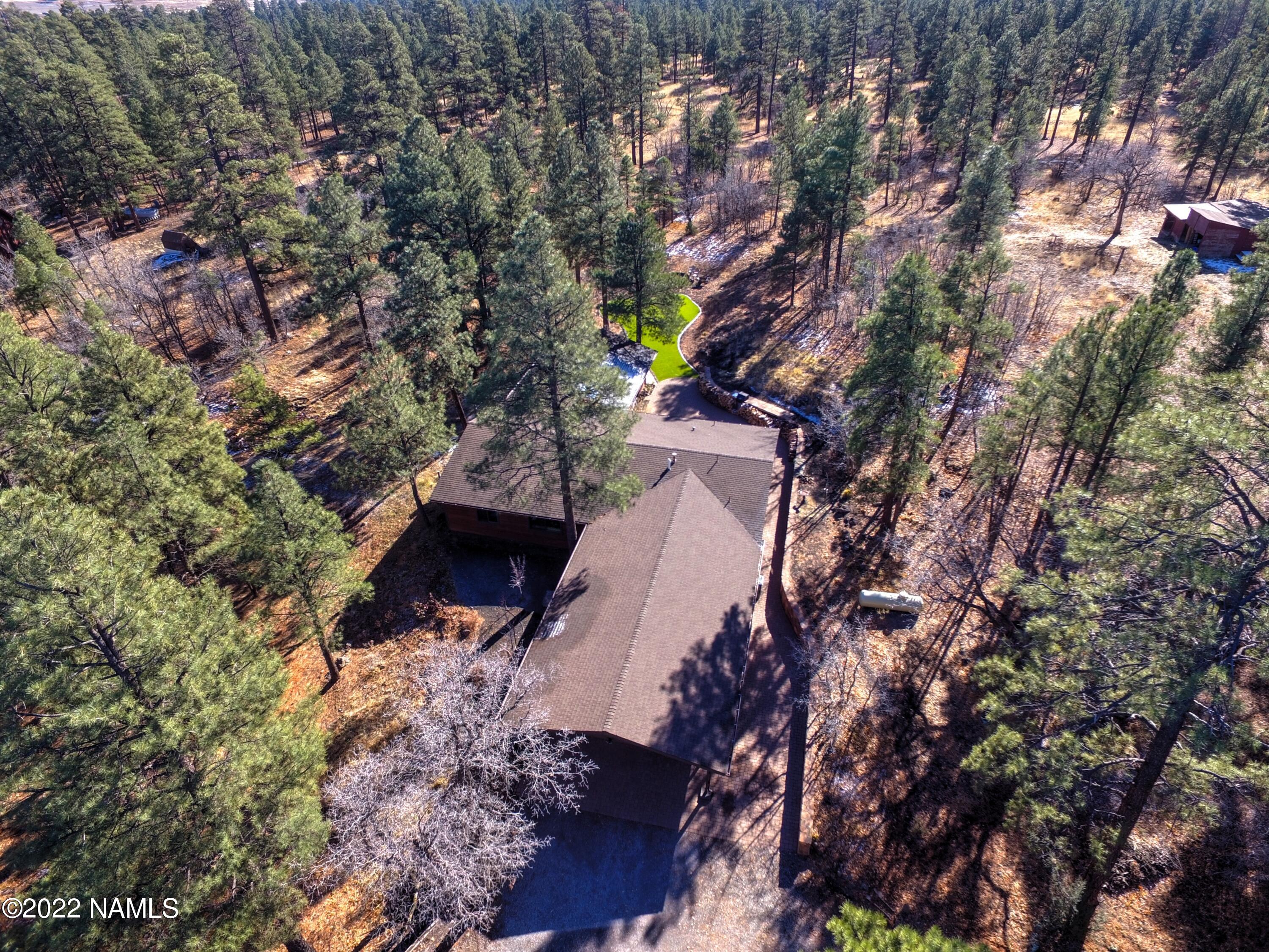 5400 Lindsey Road Flagstaff, AZ 86004 - Photo 34 of 34 Drone House and Barn