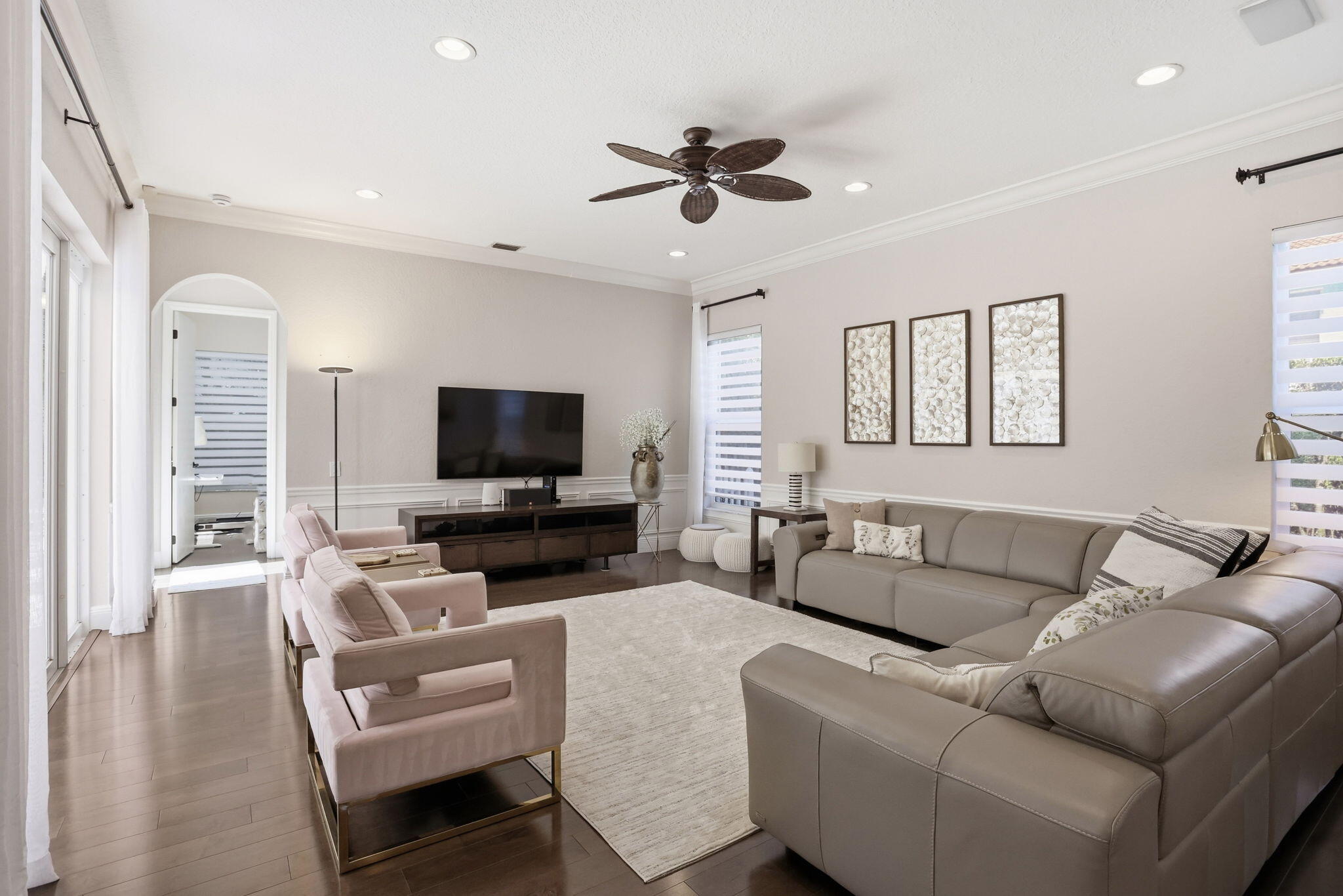 375 Southwest 16th Street Boca Raton, FL 33432 - Photo 15 of 42 a living room with furniture and a flat screen tv