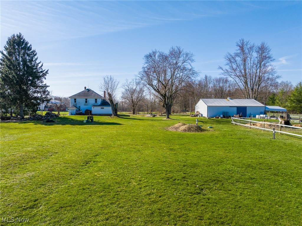 5905 Buffham Road Seville, OH 44273 - Photo 46 of 50 View of yard featuring an outbuilding and a pole building