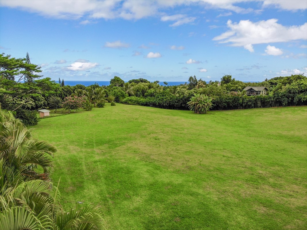 4327 Kapuna Road, Unit 2 Kilauea, HI 96754 - Photo 12 of 30 a view of an ocean and a yard