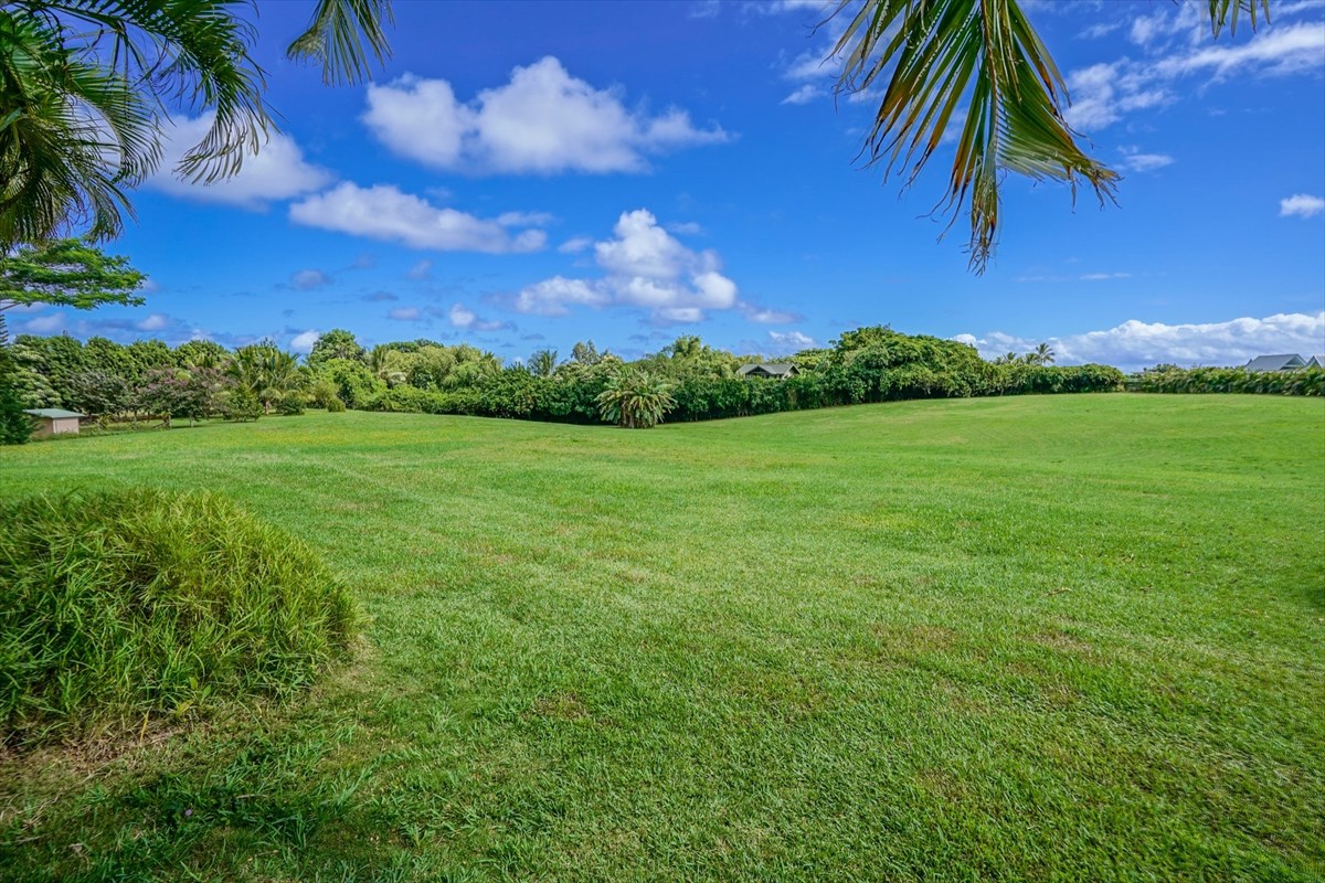 4327 Kapuna Road, Unit 2 Kilauea, HI 96754 - Photo 22 of 30 a view of a yard with a house in the background