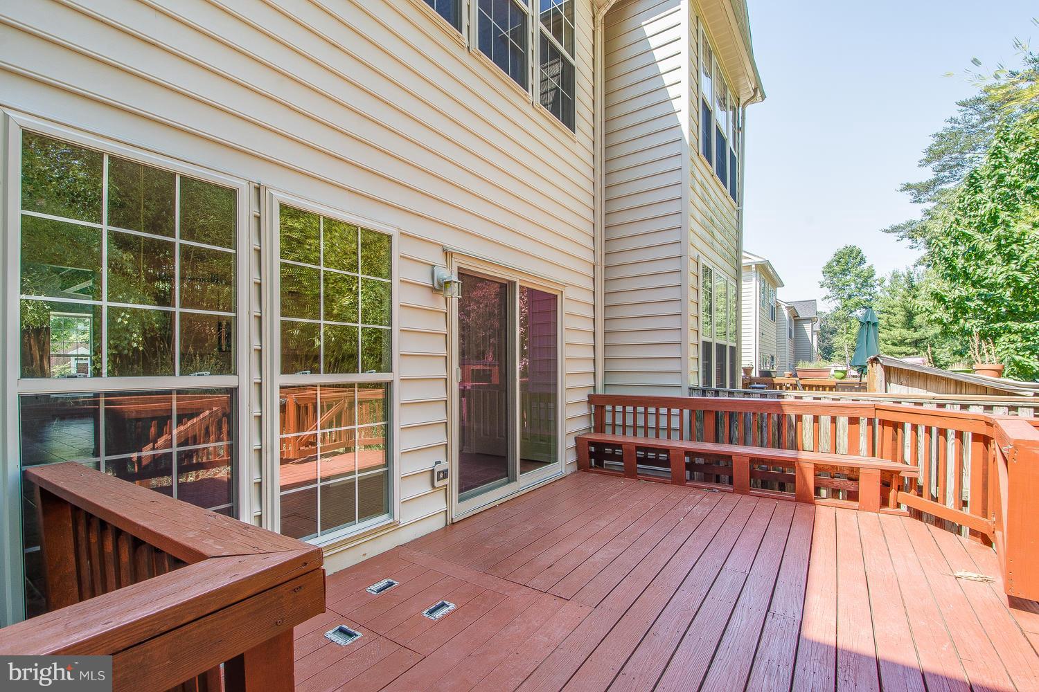 15116 Snow Mass Court Silver Spring, MD 20906 - Photo 21 of 23 Large deck with built-in seating
