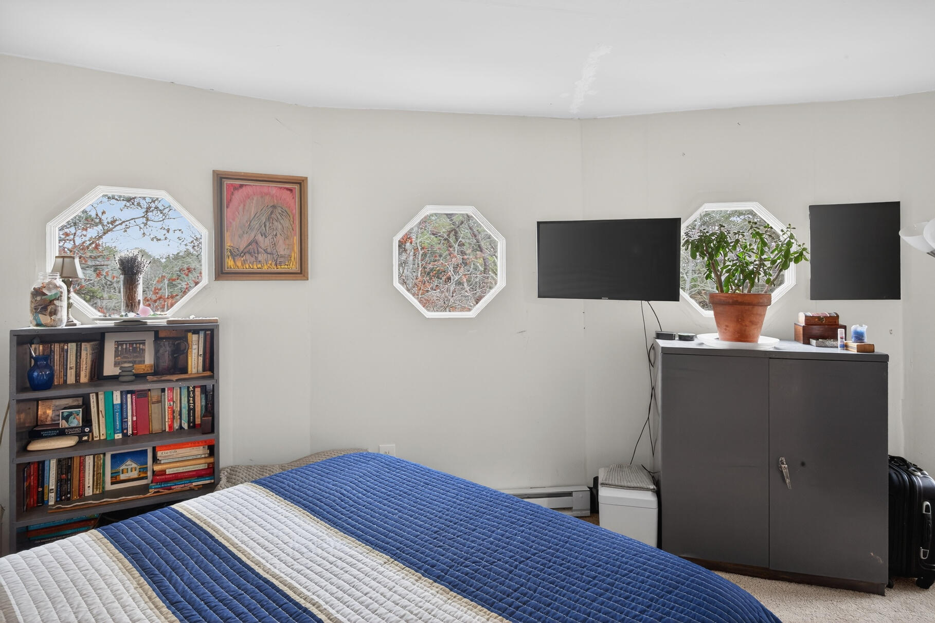 19 Old Bridge Road Truro, MA 02666 - Photo 21 of 27 a view of a workspace with furniture and wooden floor