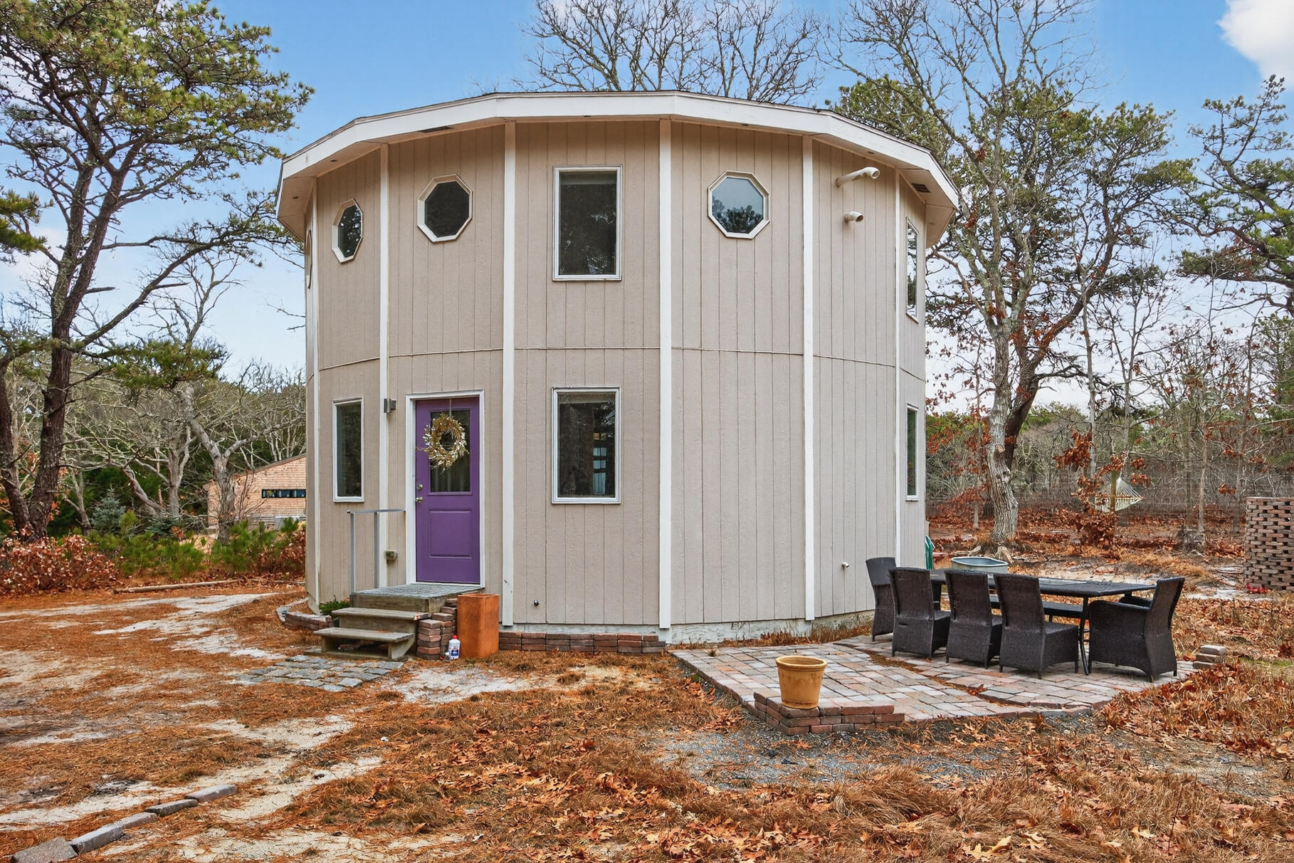 19 Old Bridge Road Truro, MA 02666 - Photo 24 of 27 a view of a house with backyard and sitting area