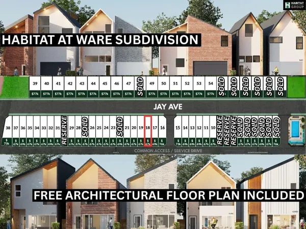 a front view of a building