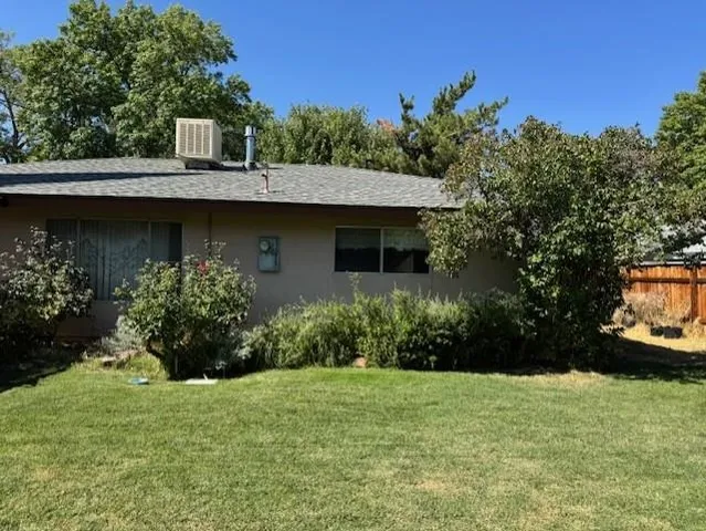 a view of outdoor space with seating area