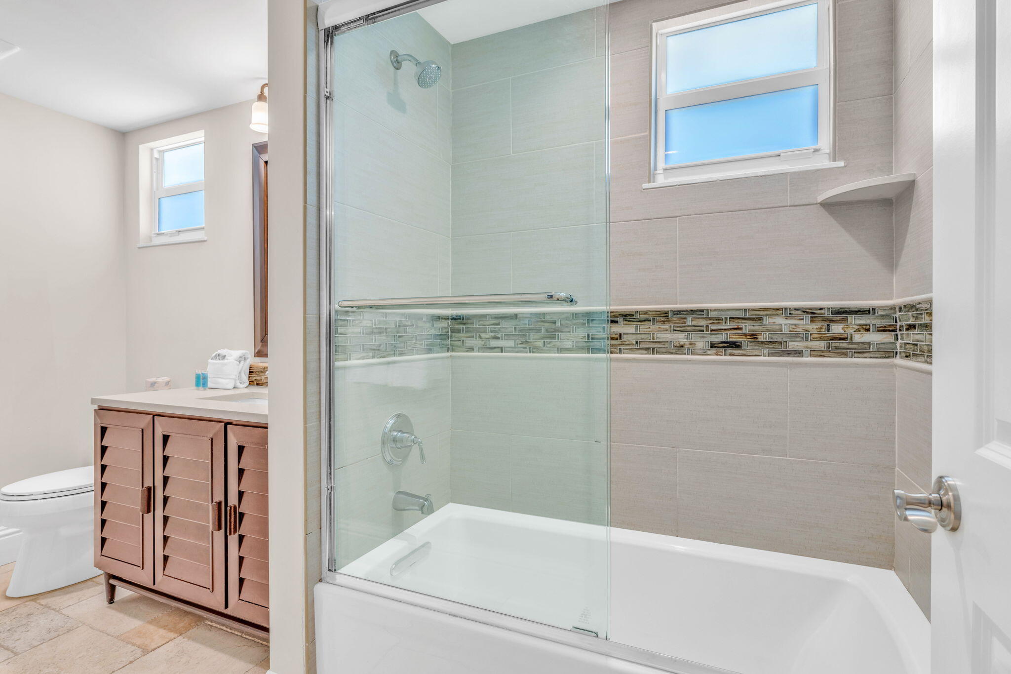 2394 Coco Plum Drive Marathon, FL 33050 - Photo 40 of 56 a bathroom with a bathtub and shower