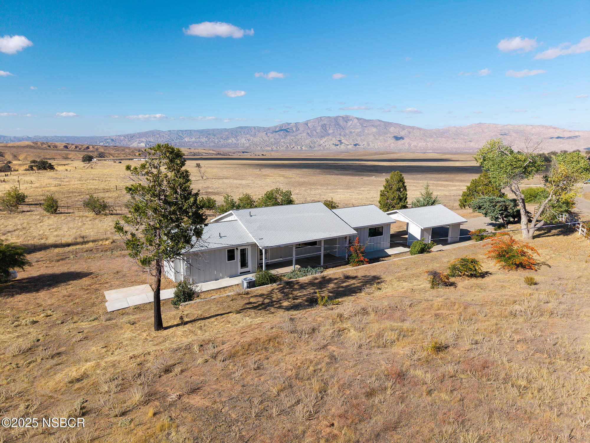 2170 Aliso Park Road New Cuyama, CA 93254 - Photo 10 of 71 Aerial house north - 2170 Aliso Park Rd