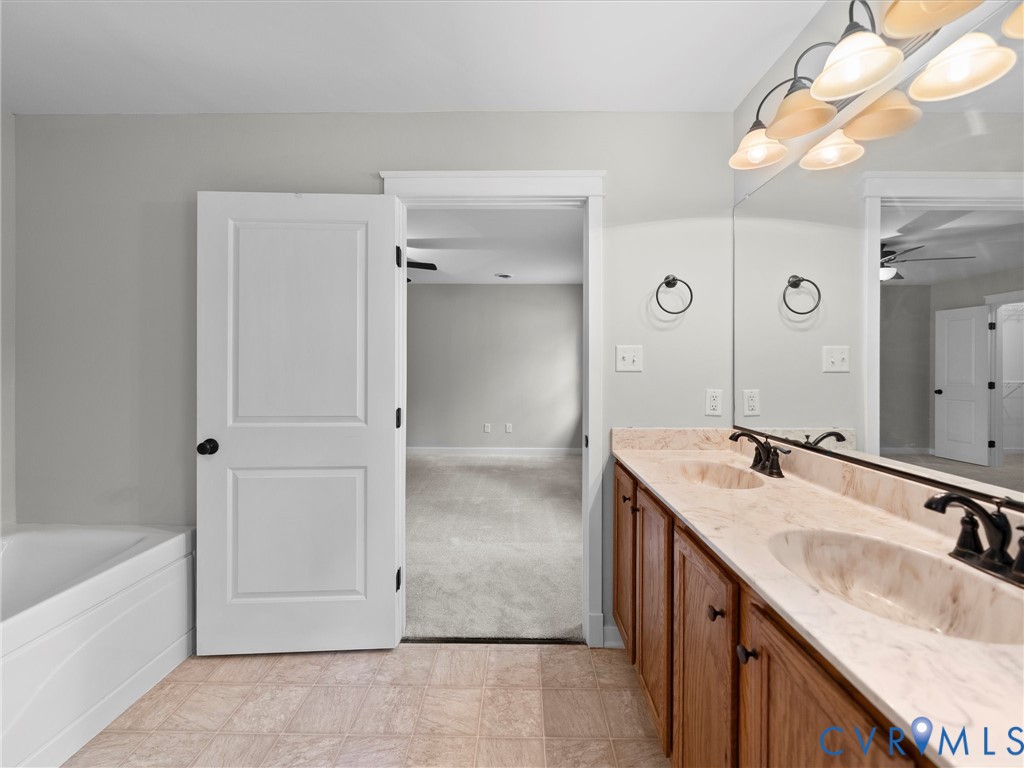 2094 Hancock Road Powhatan, VA 23139 - Photo 23 of 33 Double vanity, shower and jetted tub