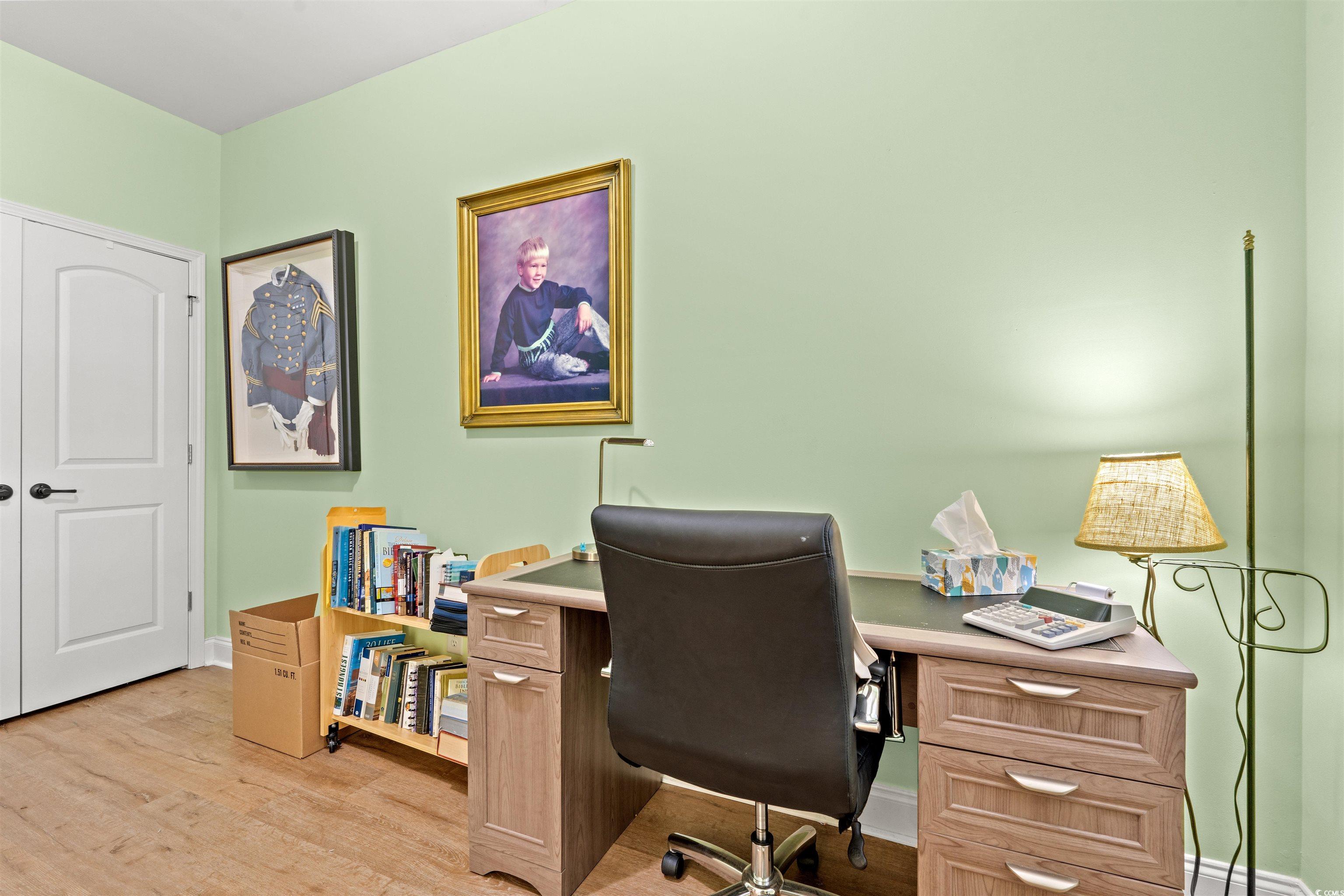 570 Botany Loop, Unit 570 Murrells Inlet, SC 29576 - Photo 5 of 36 Home office with baseboards and light wood-type flooring