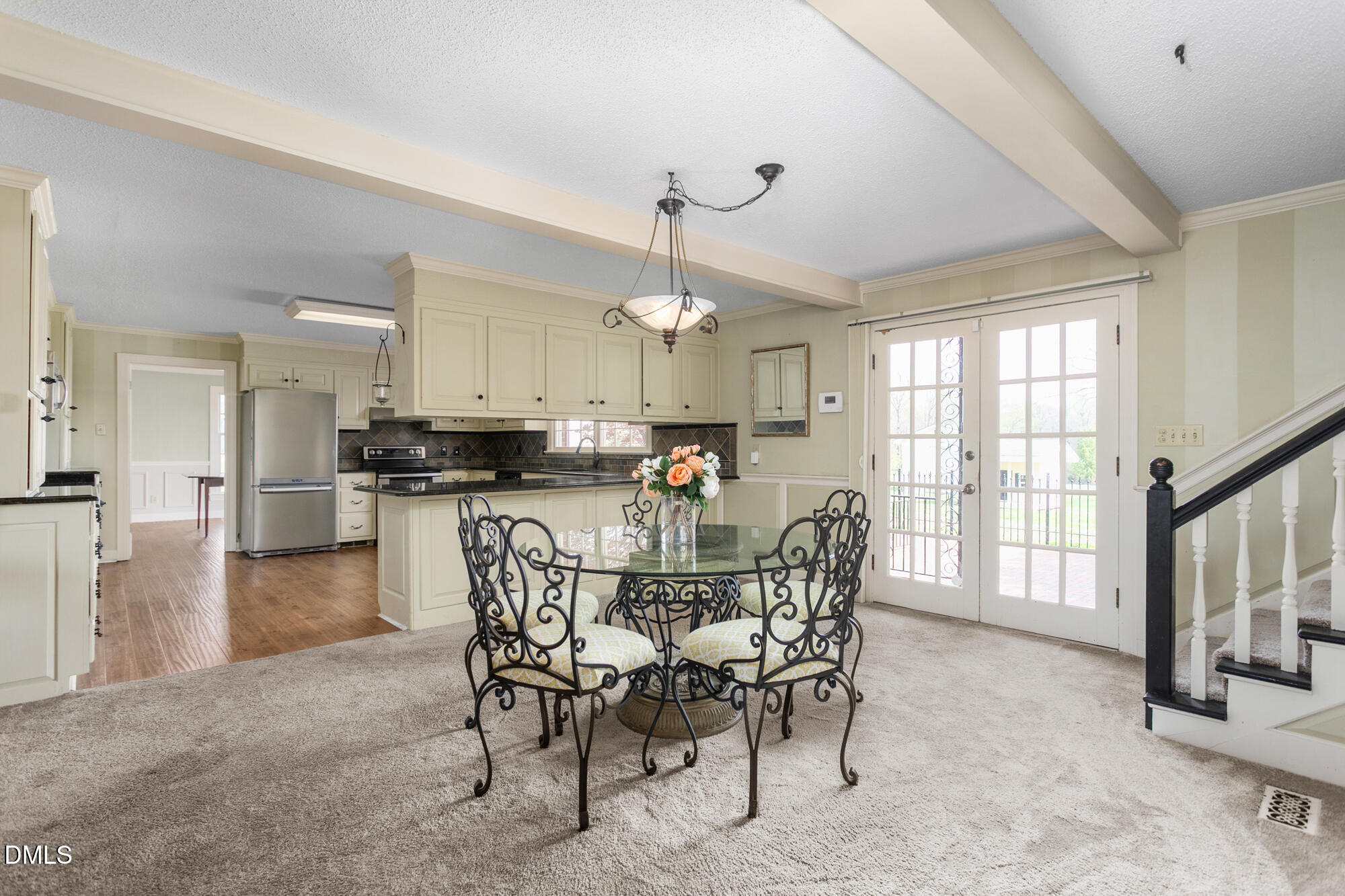 7201 Efland - Cedar Grove Road Cedar Grove, NC 27231 - Photo 17 of 70 a view of a dining room with furniture window and wooden floor