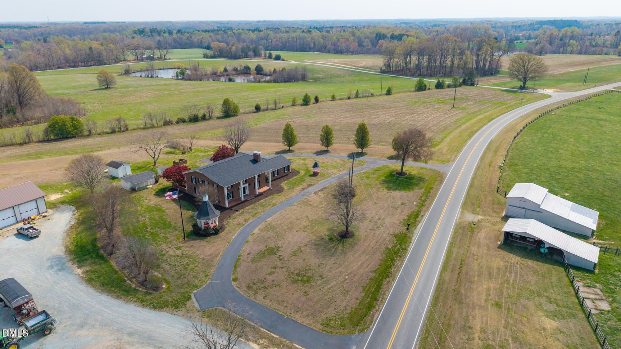7201 Efland - Cedar Grove Road Cedar Grove, NC 27231 - Photo 67 of 70 an aerial view of a house with outdoor space