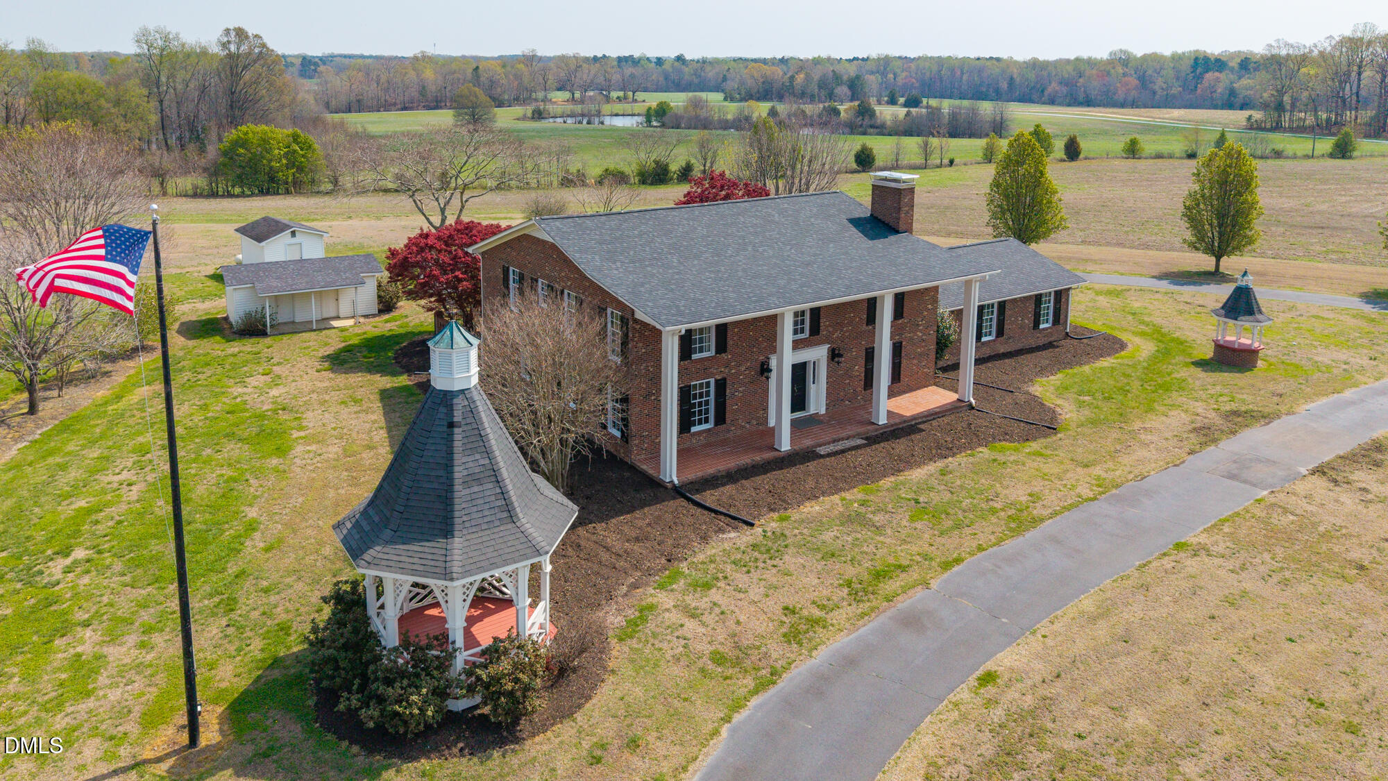 7201 Efland - Cedar Grove Road Cedar Grove, NC 27231 - Photo 70 of 70 a view of a house with pool and a yard