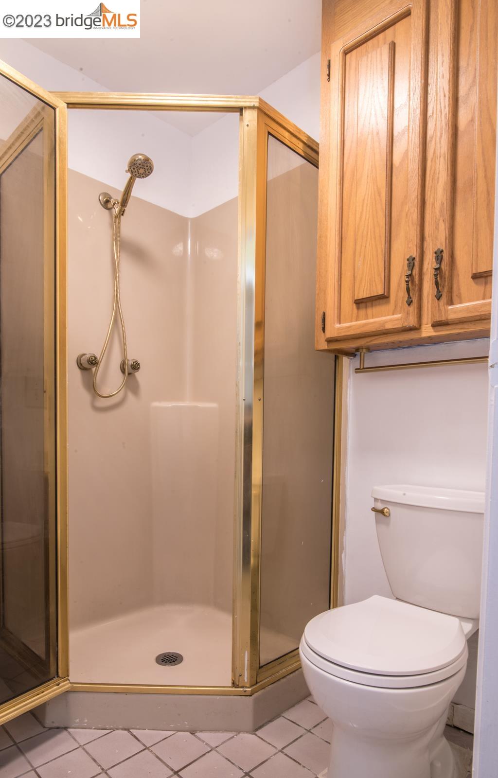 2205 Curtis Street Berkeley, CA 94702 - Photo 14 of 38 a bathroom with a toilet and a shower