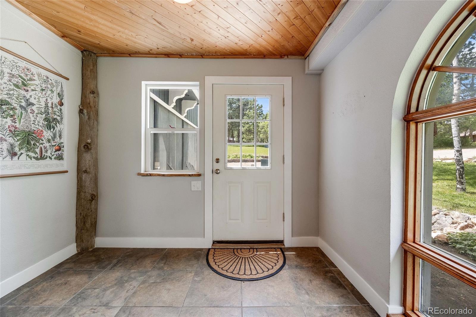 8783 Ault Lane Morrison, CO 80465 - Photo 5 of 40 a view of an entryway with wooden floor