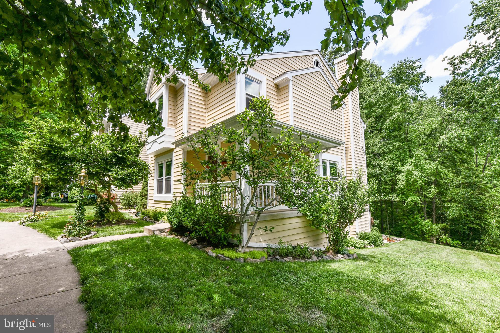 1407 Newport Spring Court Reston, VA 20194 - Photo 2 of 50 End Unit backing to trees