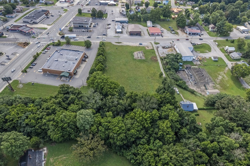 25 Mayberry Street Sparta, TN 38583 - Photo 6 of 16 an aerial view of a house with a garden and lake view