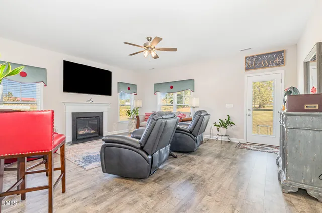 a view of a living room