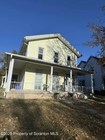 a view of a building with a outdoor space