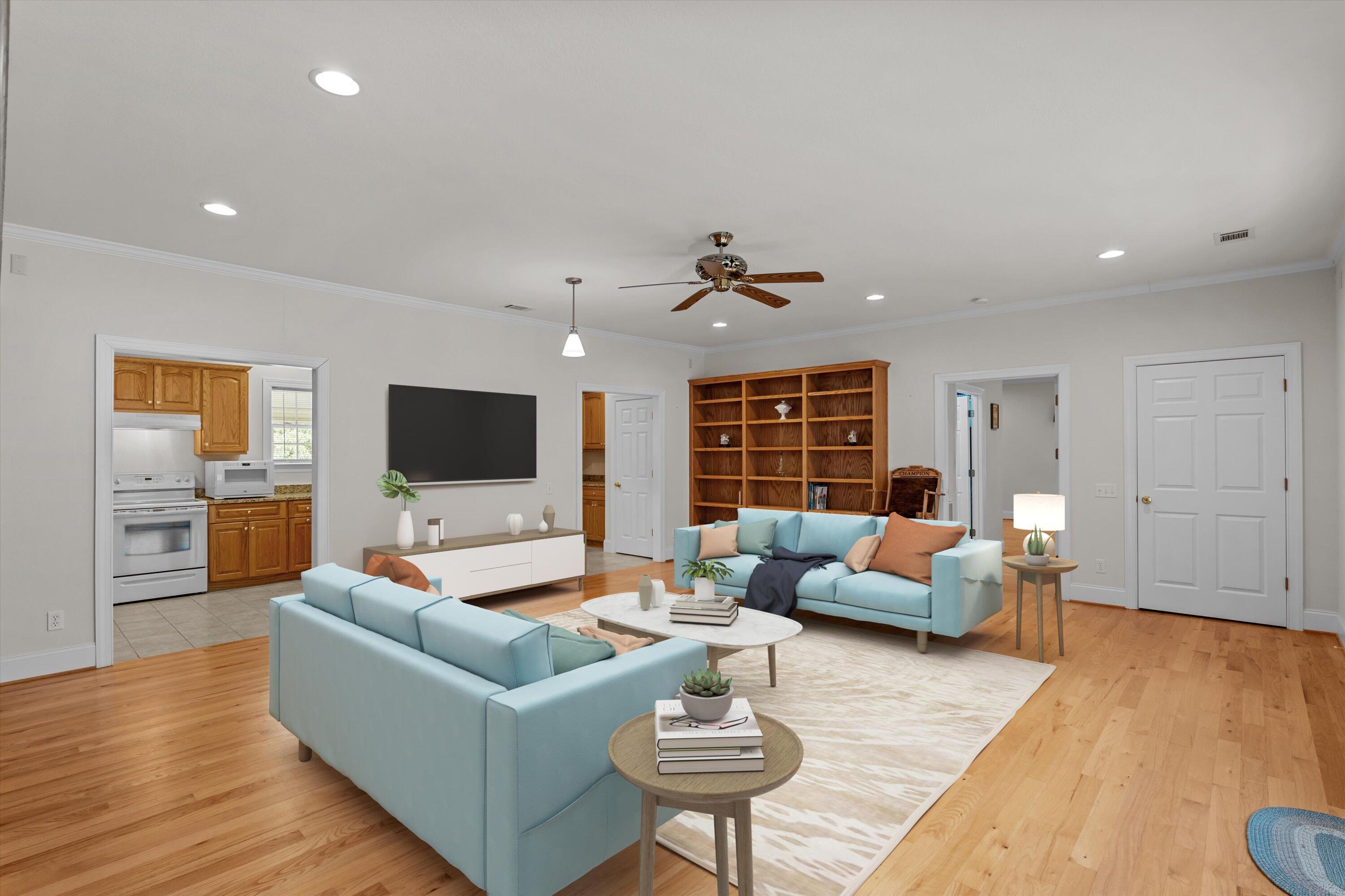 1960 White Rock Road Lincolnton, GA 30817 - Photo 50 of 74 In-Law Suite Living Area/Virtually Staged