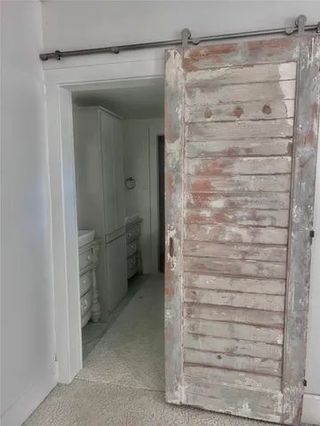 a view of closet area