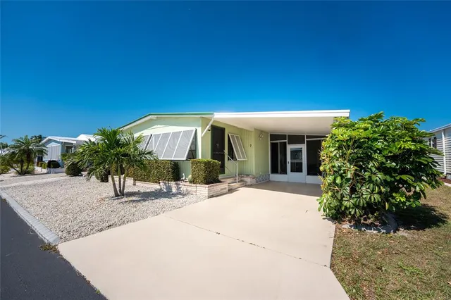 a view of a house with a outdoor space