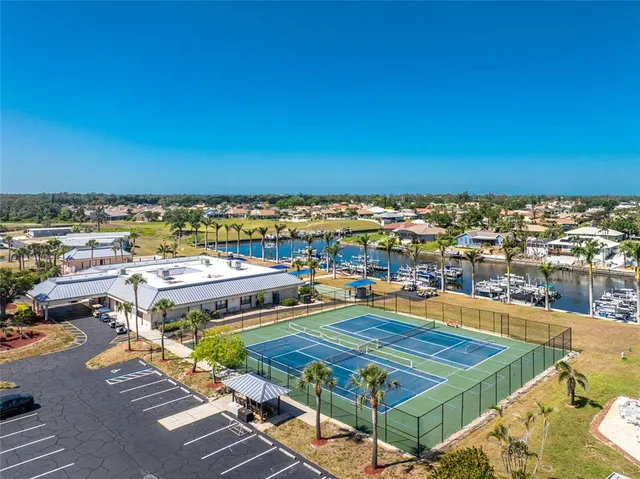 a view of a tennis court