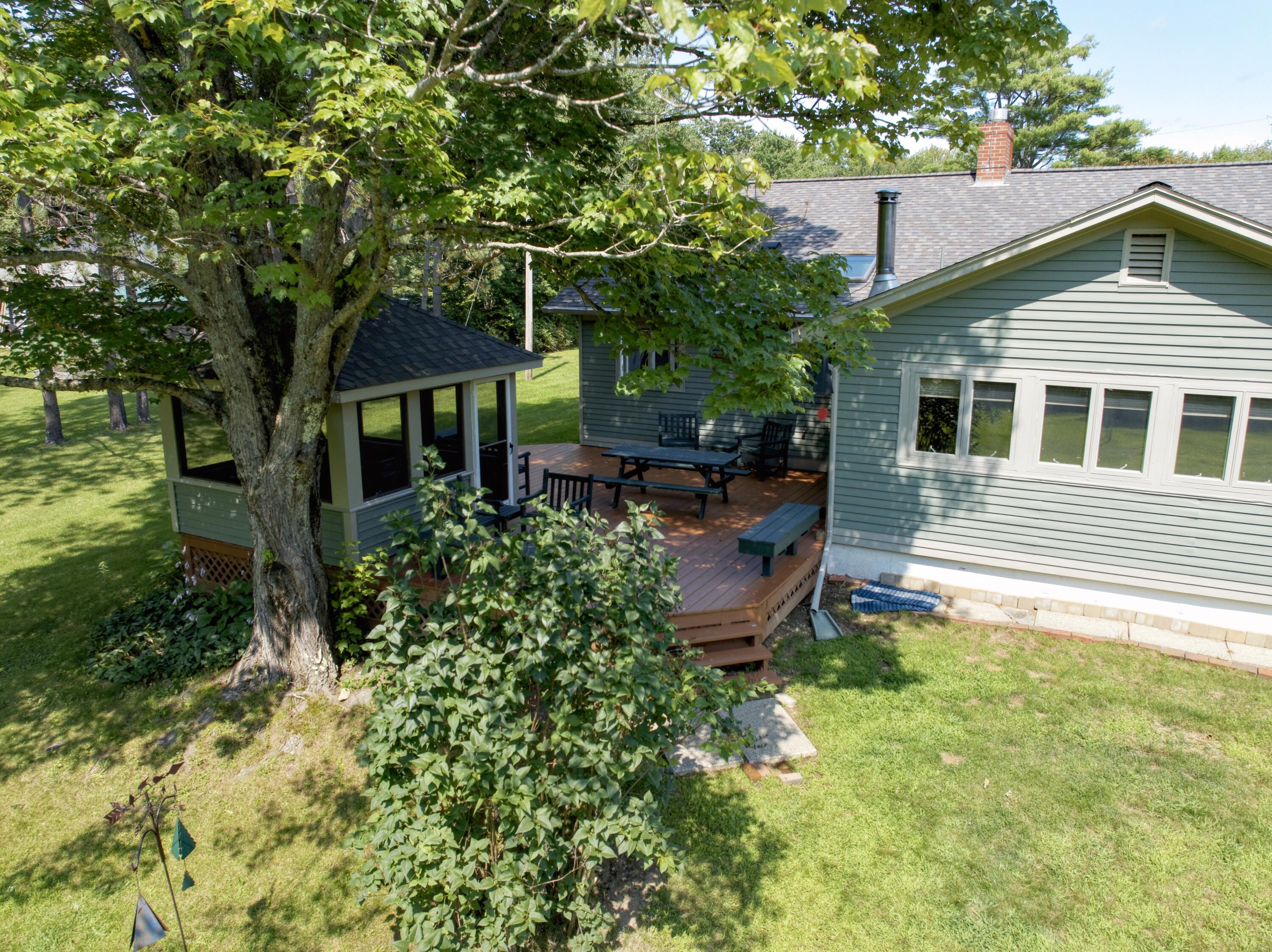 609 Waldoboro Road Jefferson, ME 04348 - Photo 4 of 31 Back deck