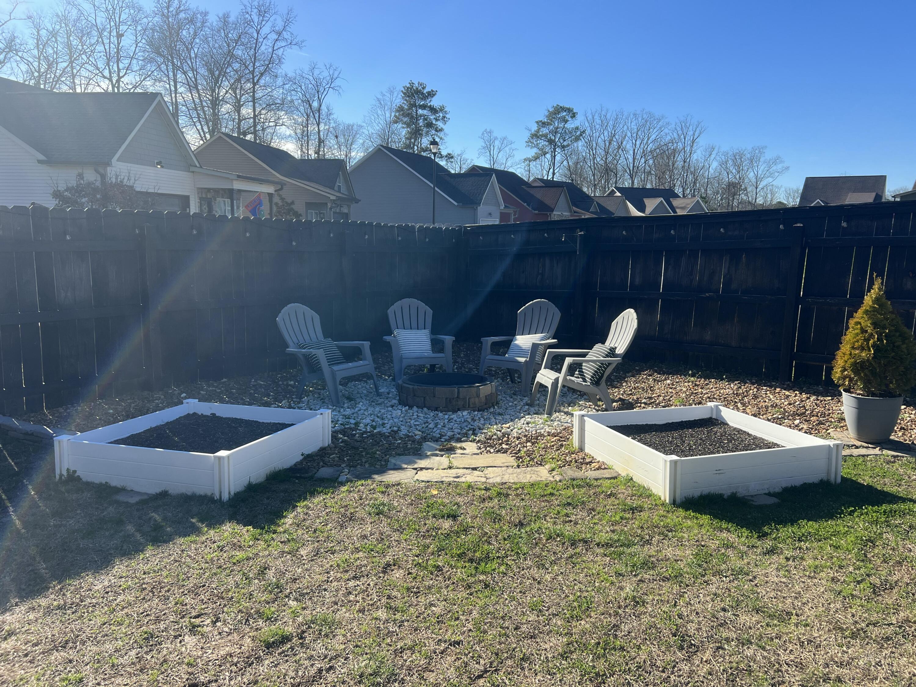 15 Georgetown Drive Ringgold, GA 30736 - Photo 42 of 45 back yard fire pit