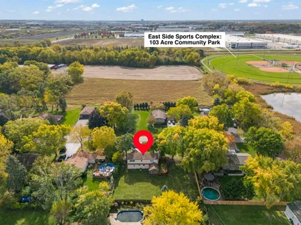 a view of an ocean and city