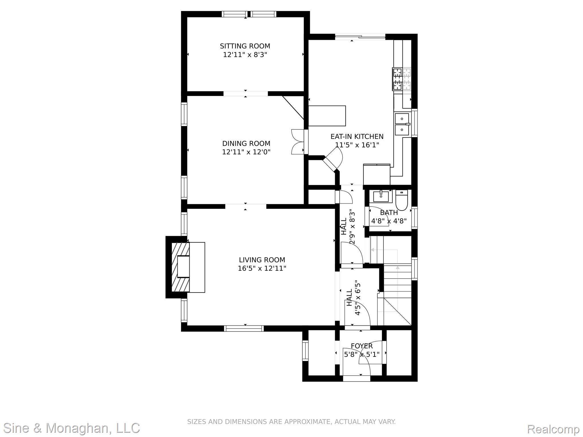 470 Fisher Road Grosse Pointe, MI 48230 - Photo 31 of 33 single-floor-dim_1.jpg