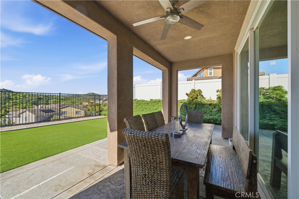 346 Ventasso Way Fallbrook, CA 92028 - Photo 46 of 56 a view of an outdoor dining space with furniture and garden