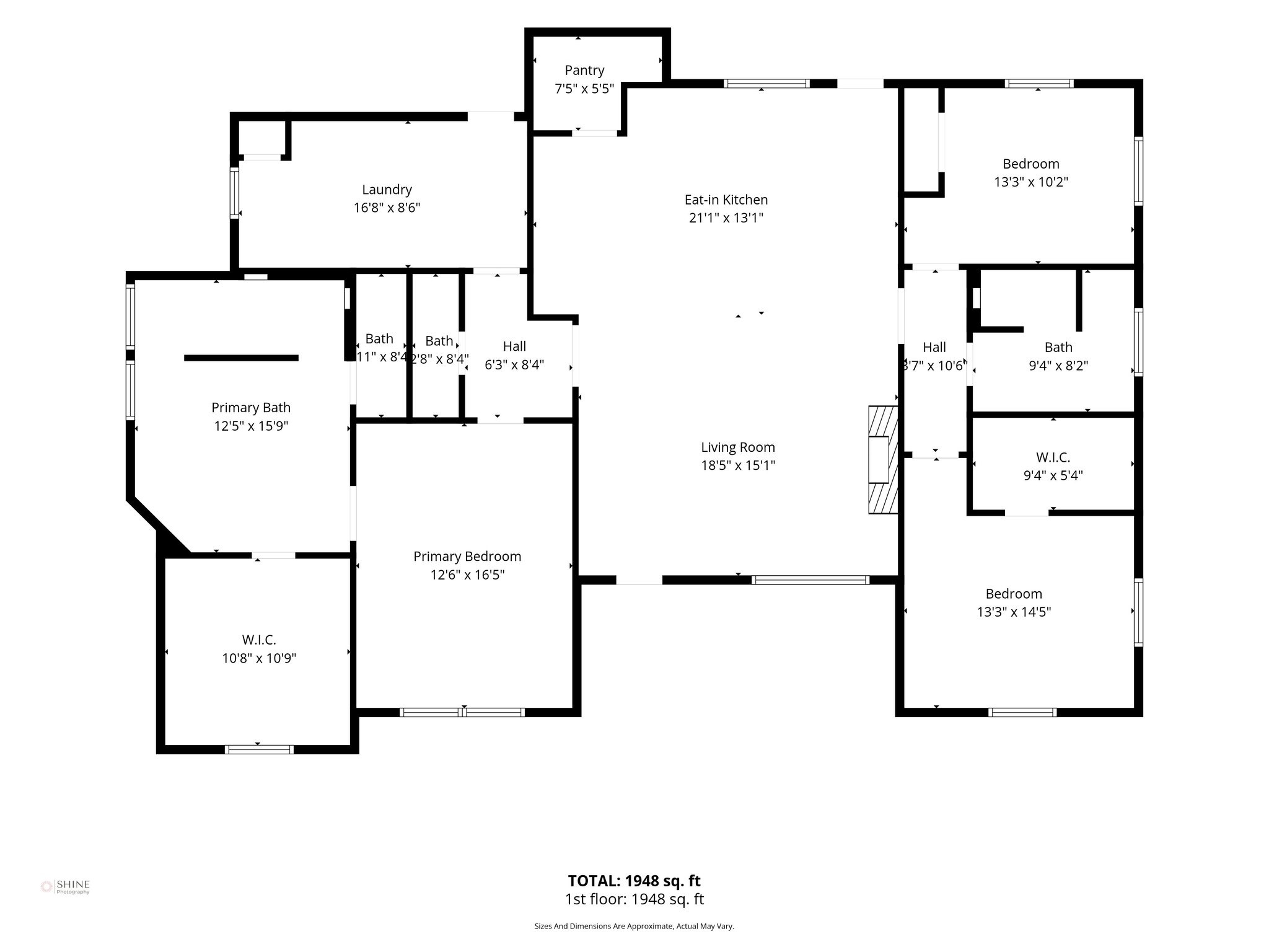 681 Emma Road Oakhurst, TX 77359 - Photo 31 of 31 Home Floor Plan