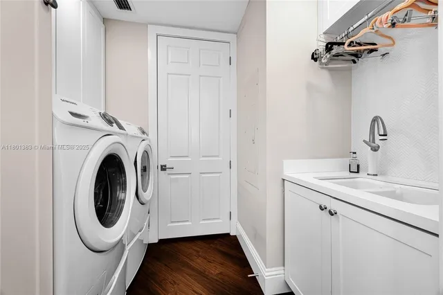 a balcony with furniture and garden view