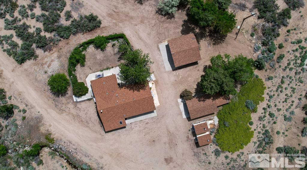 559 Mule Deer Road Coleville, CA 96107 - Photo 38 of 40 an aerial view of a house with outdoor space