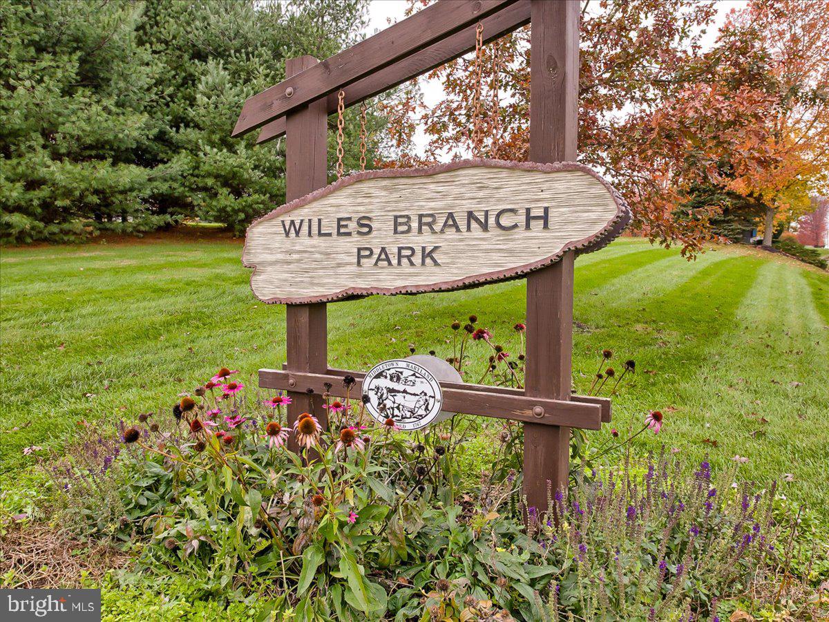 2801 Grandview Drive Middletown, MD 21769 - Photo 41 of 59 a view of a sign board with a big yard and large tree