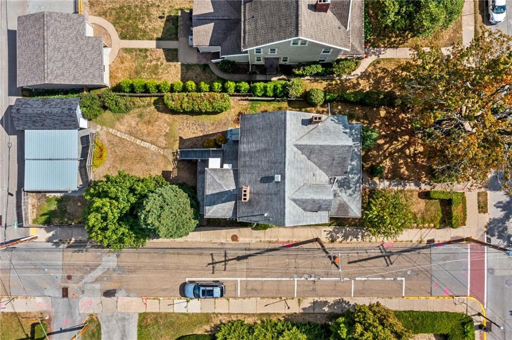 701 Beaver Street Sewickley, PA 15143 - Photo 29 of 39 an aerial view of multiple houses with a yard