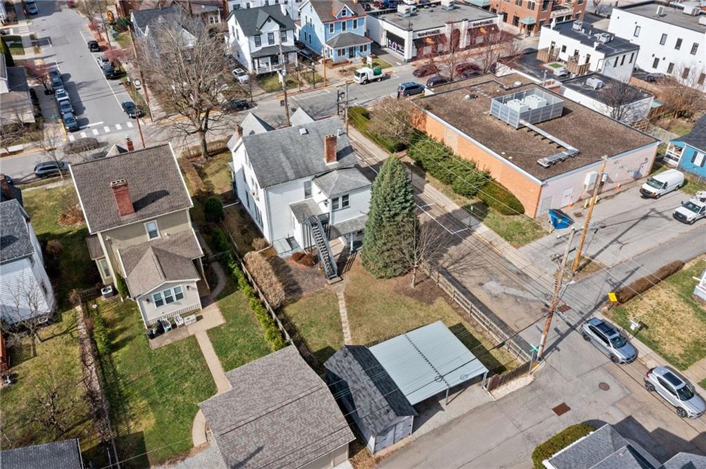 701 Beaver Street Sewickley, PA 15143 - Photo 34 of 39 an aerial view of multiple houses with yard