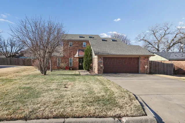 a backyard of a house