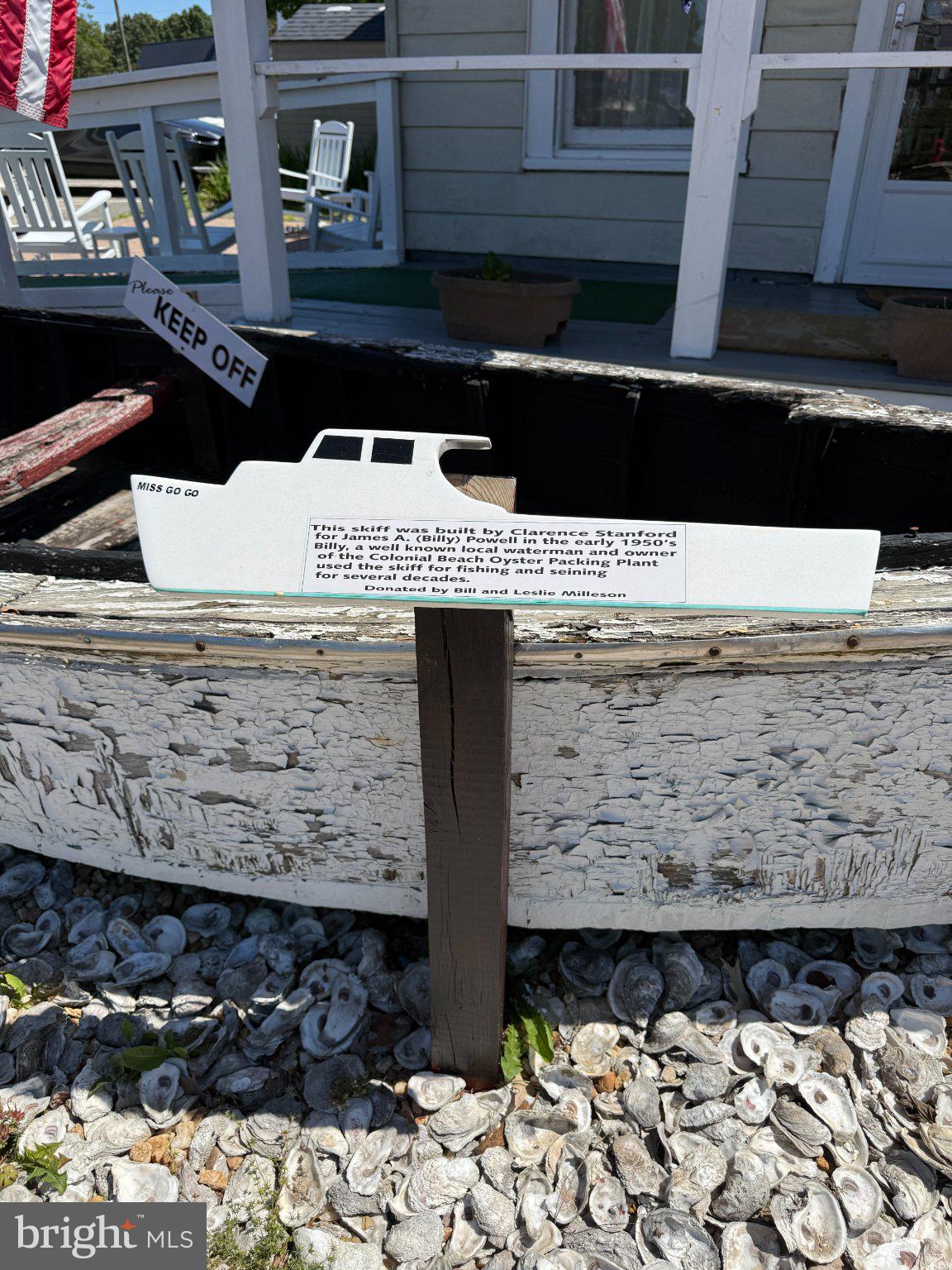 32 Placid Road Colonial Beach, VA 22443 - Photo 59 of 80 Quirky boat display with a story.