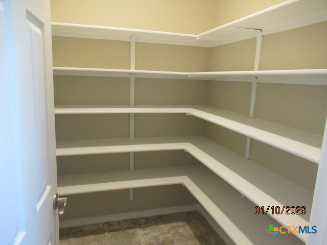 195 Azure Cove Kyle, TX 78640 - Photo 11 of 36 a view of walk in closet with empty racks
