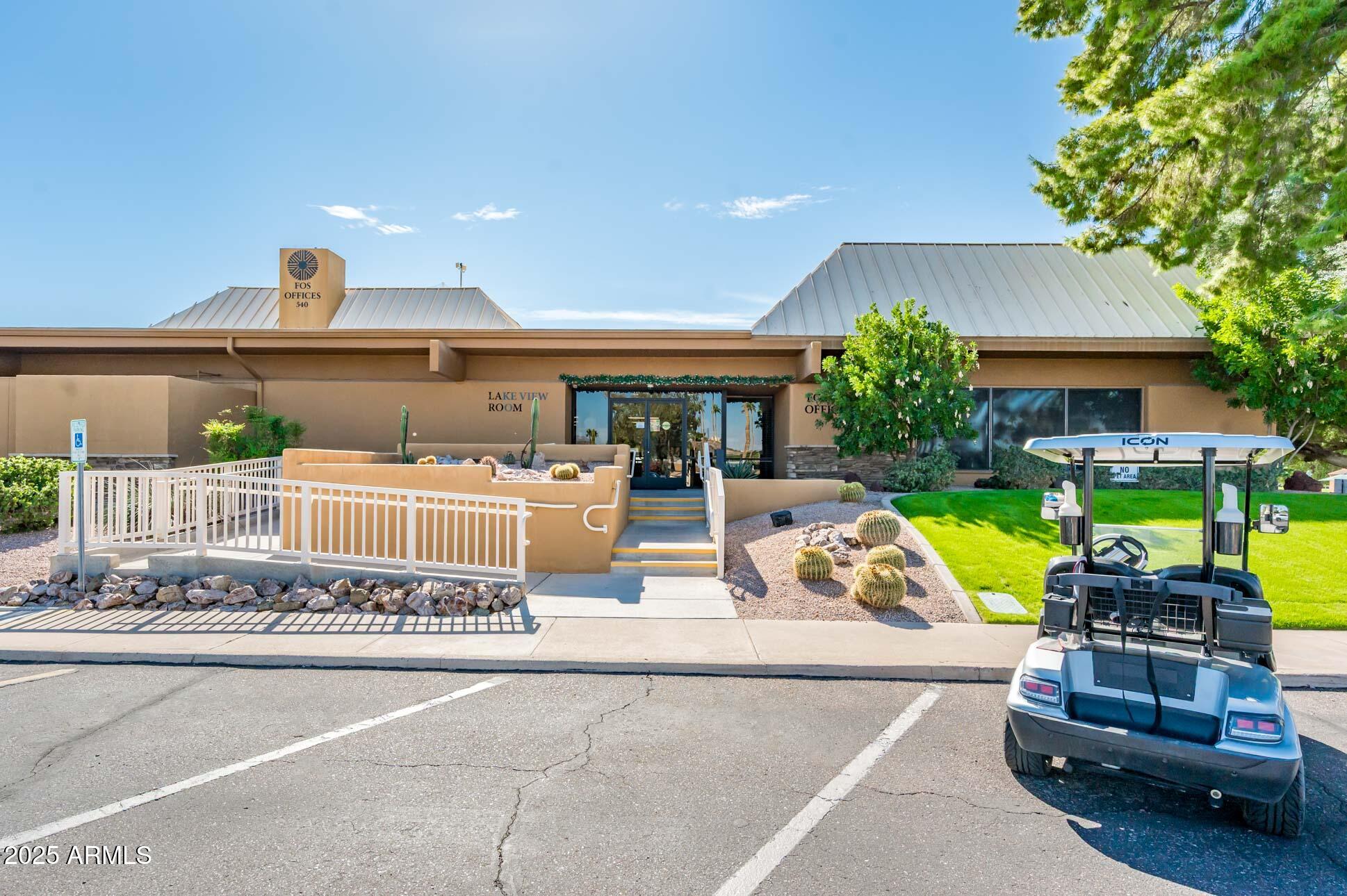 538 South 76th Place Mesa, AZ 85208 - Photo 38 of 50 a view of a house with sitting area and garden