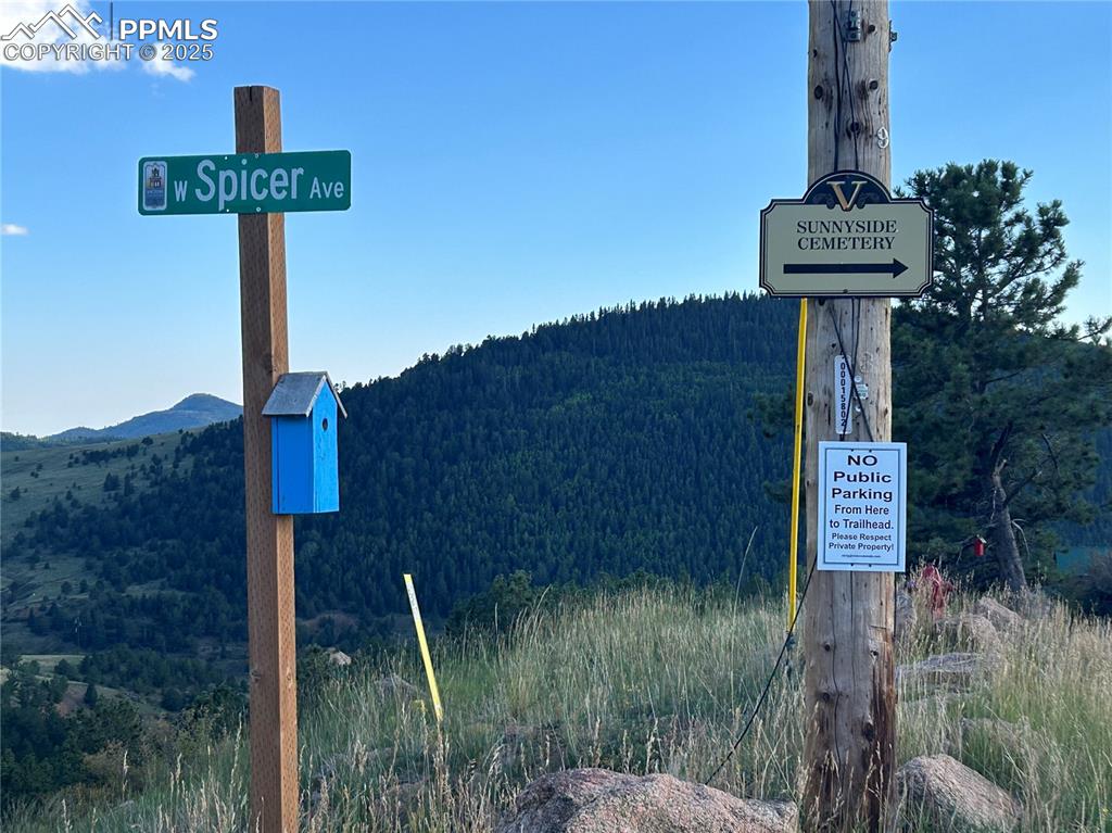 7th Street Victor, CO 80860 - Photo 5 of 6 a front view of a house with garden