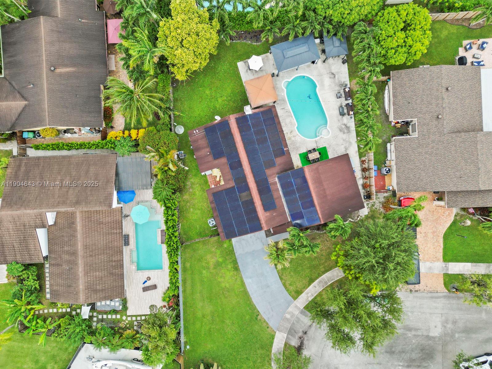 12825 Southwest 107th Terrace Miami, FL 33186 - Photo 5 of 43 an aerial view of house with yard
