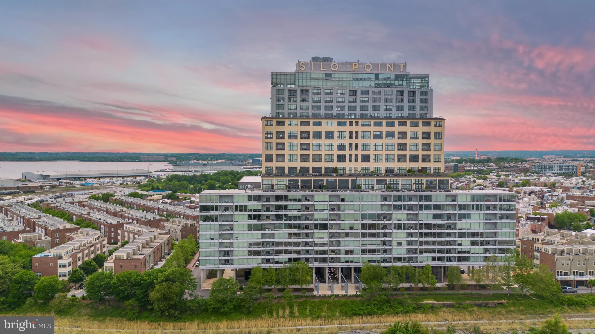 Sunset skies over iconic Silo Point
