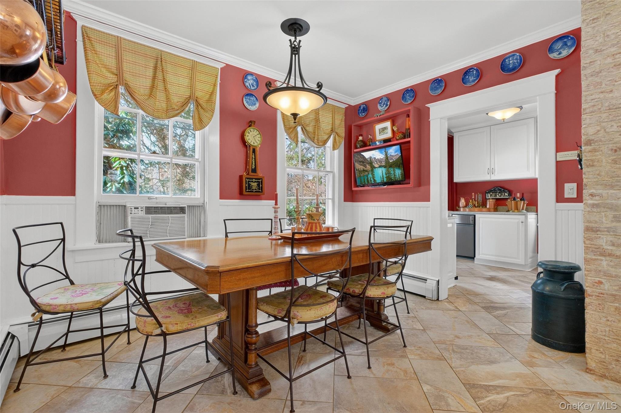 79 Old Balmville Road Newburgh, NY 12550 - Photo 16 of 45 a dining room with furniture a chandelier and window