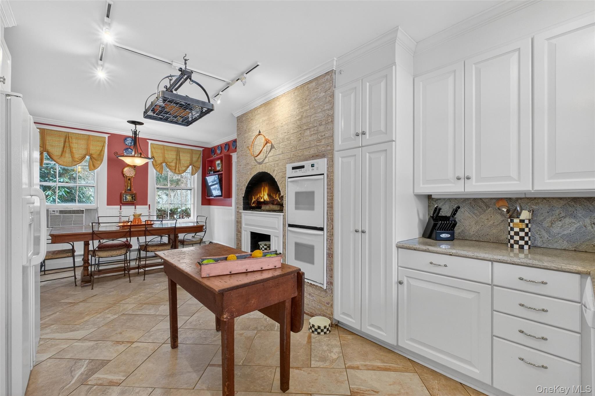 79 Old Balmville Road Newburgh, NY 12550 - Photo 18 of 45 a open kitchen with stainless steel appliances granite countertop a stove and a refrigerator
