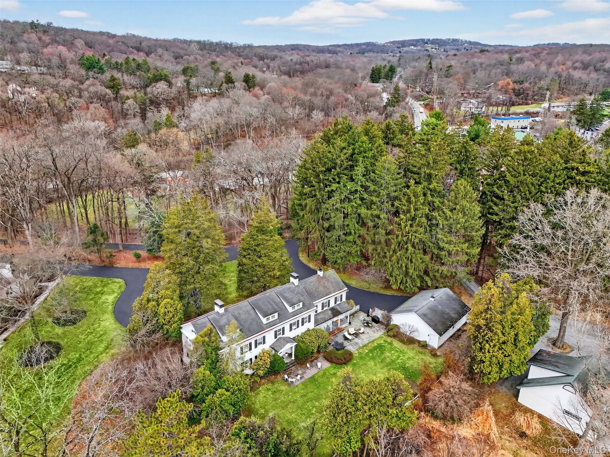 79 Old Balmville Road Newburgh, NY 12550 - Photo 43 of 44 an aerial view of a house with a yard