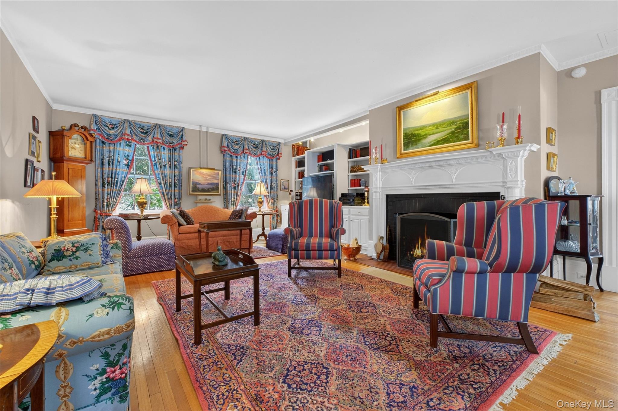 79 Old Balmville Road Newburgh, NY 12550 - Photo 7 of 45 a living room with furniture fireplace and rug